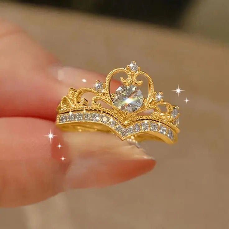 Inel Tiara Luna Crown - Vulcano | Sansa ta de a straluci